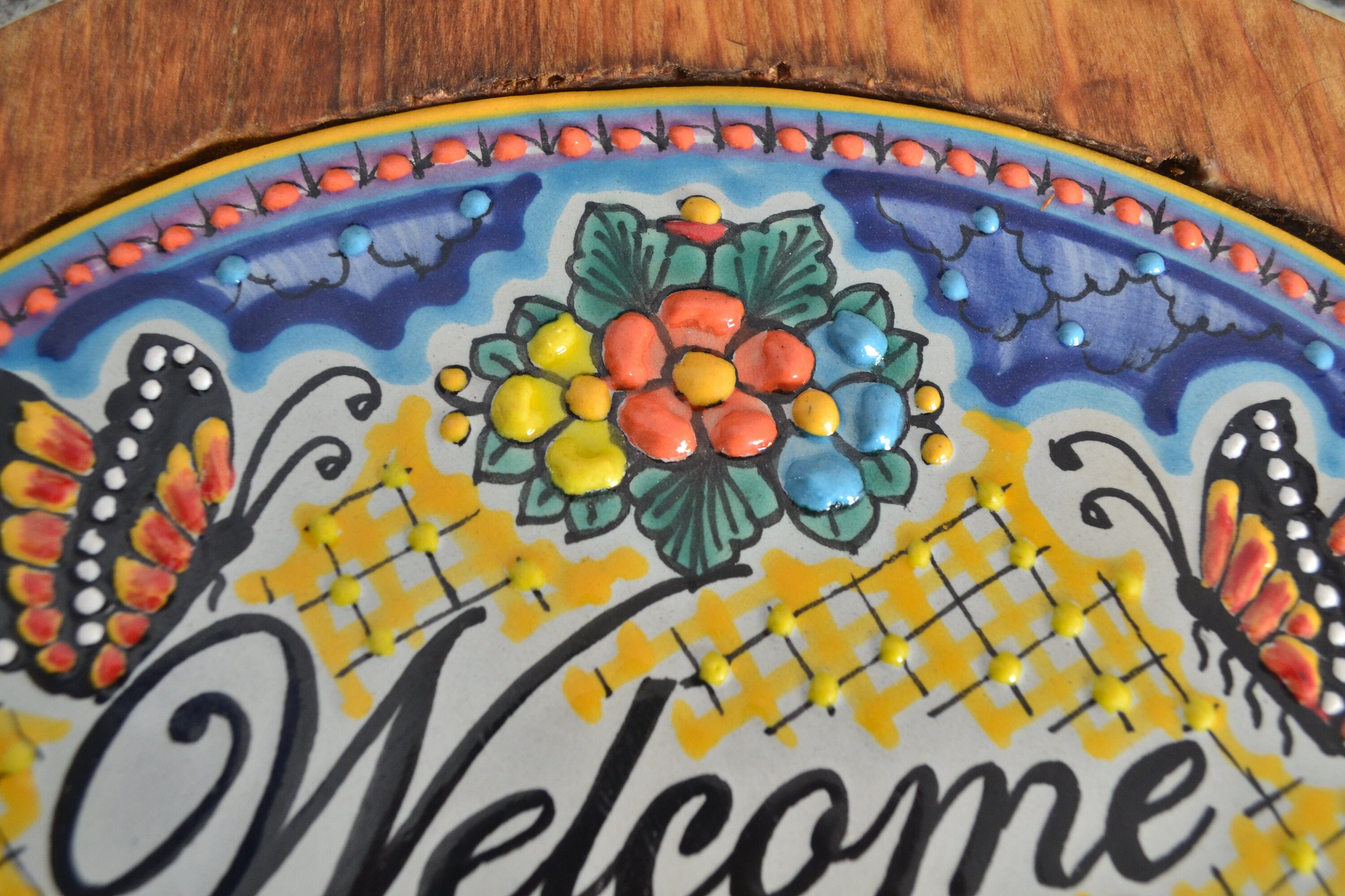 13 Personalized Talavera Tile House Sign Custom Wood | Etsy