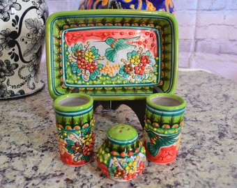 Express shipping Authentic Talavera, Tequila shot glasses and tray set, tequila gift, ceramic shot glasses, custom shot glasses CM290