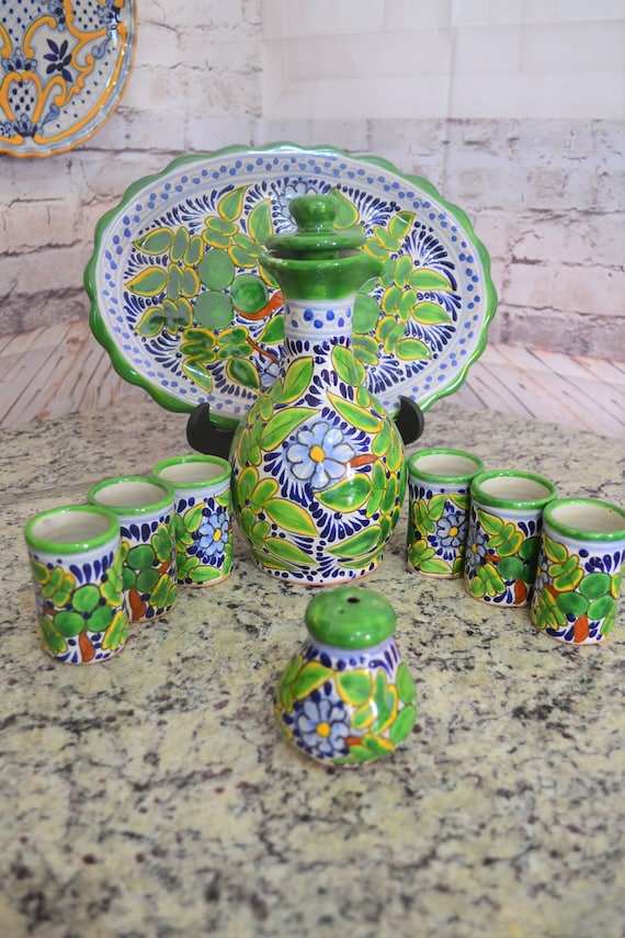 Talavera tequila set tequila decanter liqour decanter custom shot glasses tequila t talavera vases CM110 il 570xN lkoq
