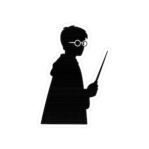 Harry Potter, Silhouette, Zauberstab, PNG, Zauberer, Professor, Potter, Hogwarts, Schule, HP, Cricut, Digital Download, PNG-Datei
