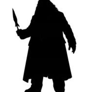 Rubeus Hagrid, Silhouette, Zauberstab, PNG, Magier, Professor, Potter, Hogwarts, Schule, HP, Cricut, Digital Download
