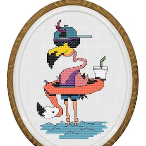 Pool Mingo Flamingo DIGITAL PATTERN ONLY