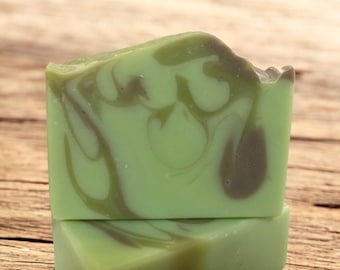 Australian Bamboo Cream Silk Soap. Artisan Soap. Cold Process Soap.