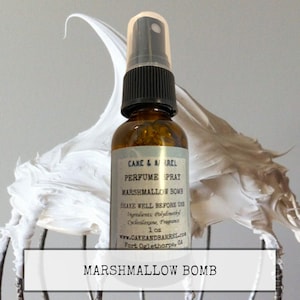 Marshmallow Bomb Perfume, Mist, Soap, Wash, Shampoo, Conditioner, Lotion, Scrub, Deodorant, Powder, Lotion, Butter, Beard, Wax Melts