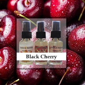 Black Cherry Perfume, Mist, Soap, Wash, Shampoo, Conditioner, Lotion, Scrub, Deodorant, Powder, Lotion, Butter, Beard, Wax Melts.