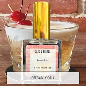 Cream Soda Perfume, Mist, Soap, Wash, Shampoo, Conditioner, Lotion, Scrub, Deodorant, Powder, Lotion, Butter, Beard, Wax Melt