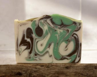 Bamboo Teak Cream Silk Soap. Artisan Soap. Cold Process Soap.