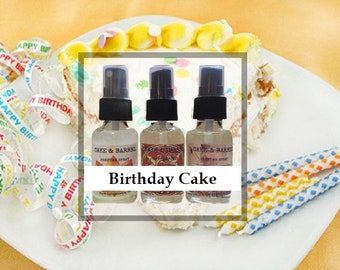 Birthday Cake Perfume, Mist, Soap, Wash, Shampoo, Conditioner, Lotion, Scrub, Deodorant, Powder, Lotion, Butter, Beard, Aftershave, Wax Melt