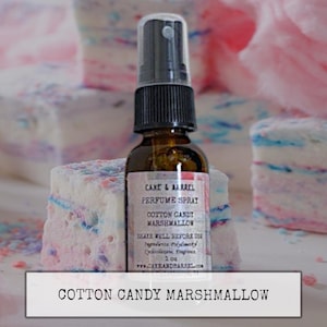 Cotton Candy Marshmallow Perfume, Mist, Soap, Wash, Shampoo, Conditioner, Lotion, Scrub, Deodorant, Powder, Lotion, Butter, Beard, Wax Melts