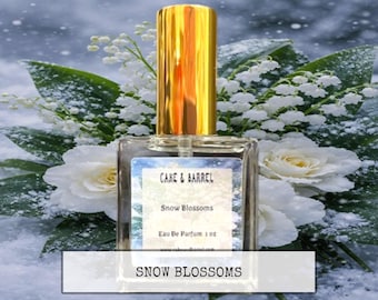 Snow Blossoms Perfume, Mist, Soap, Wash, Shampoo, Conditioner, Lotion, Scrub, Deodorant, Powder, Lotion, Butter, Wax Melt