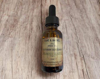 1863 Beard Oil 1oz. Glass Bottle with Dropper. 600+ Scents To Choose From.