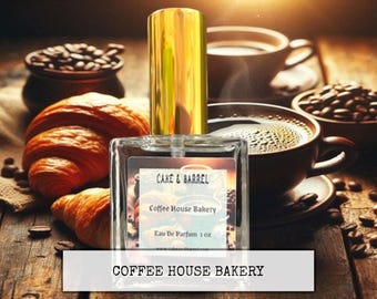Coffee House Bakery Perfume, Mist, Soap, Wash, Shampoo, Conditioner, Lotion, Scrub, Deodorant, Powder, Lotion, Butter, Beard, Aftershave