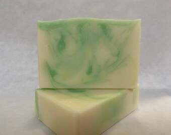 Lily Of The Valley Cream Silk Soap. Artisan Soap. Cold Process Soap.
