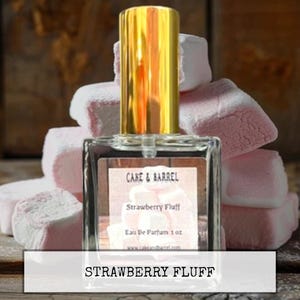 Strawberry Fluff Perfume, Mist, Soap, Wash, Shampoo, Conditioner, Lotion, Scrub, Deodorant, Powder, Lotion, Butter, Beard, Aftershave
