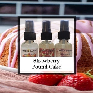 Strawberry Pound Cake Perfume, Mist, Soap, Wash, Shampoo, Conditioner, Lotion, Scrub, Deodorant, Powder, Lotion, Butter, Beard, Wax Melts. image 1