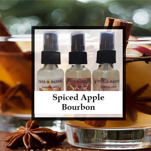 Spiced Apple Bourbon Perfume, Mist, Wash, Shampoo, Conditioner, Lotion, Scrub, Deodorant, Powder, Lotion, Butter, Beard, Wax Melts.