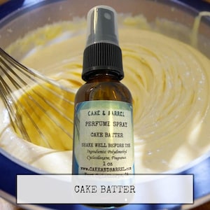 Cake Batter Perfume, Mist, Soap, Wash, Shampoo, Conditioner, Lotion, Scrub, Deodorant, Powder, Lotion, Butter, Beard, Wax Melts.