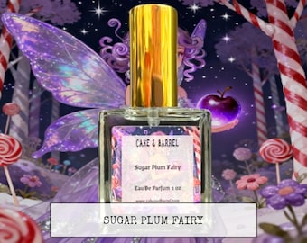 Sugar Plum Fairy Perfume, Mist, Soap, Wash, Shampoo, Conditioner, Lotion, Scrub, Deodorant, Powder, Lotion, Butter, Beard, Wax Melts.