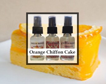 Orange Chiffon Cake Perfume, Mist, Soap, Wash, Shampoo, Conditioner, Lotion, Scrub, Deodorant, Powder, Lotion, Butter, Beard, Wax Melts.