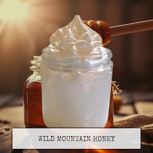 Wild Mountain Honey Soap, Wash, Shampoo, Conditioner, Scrub, Room Spray, Wax Melts.