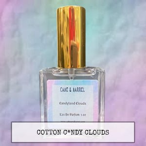 Candyland Clouds Perfume, Mist, Soap, Wash, Shampoo, Conditioner, Lotion, Scrub, Deodorant, Powder, Lotion, Butter, Beard, Wax Melt