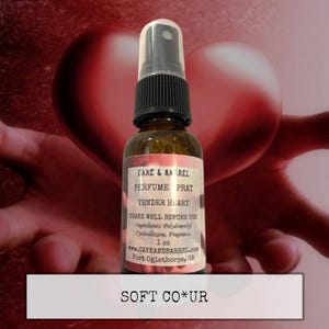 Tender Heart Perfume, Mist, Soap, Wash, Shampoo, Conditioner, Lotion, Scrub, Deodorant, Powder, Lotion, Butter, Aftershave, Wax Melts.