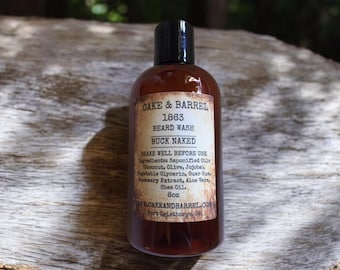 1863 Beard Wash 8oz. 600+ Scents To Choose From. Beard Shampoo.