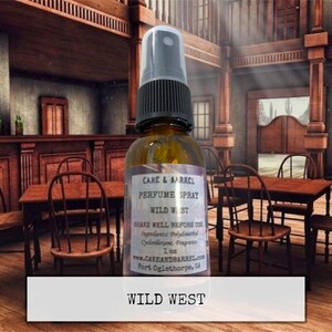 Wild West Perfume, Mist, Soap, Wash, Shampoo, Conditioner, Lotion, Scrub, Deodorant, Powder, Lotion, Butter, Beard, Wax Melt