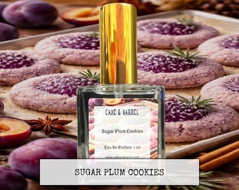 Sugar Plum Cookies Perfume, Mist, Soap, Wash, Shampoo, Conditioner, Lotion, Scrub, Deodorant, Powder, Lotion, Butter, Beard, Wax Melts