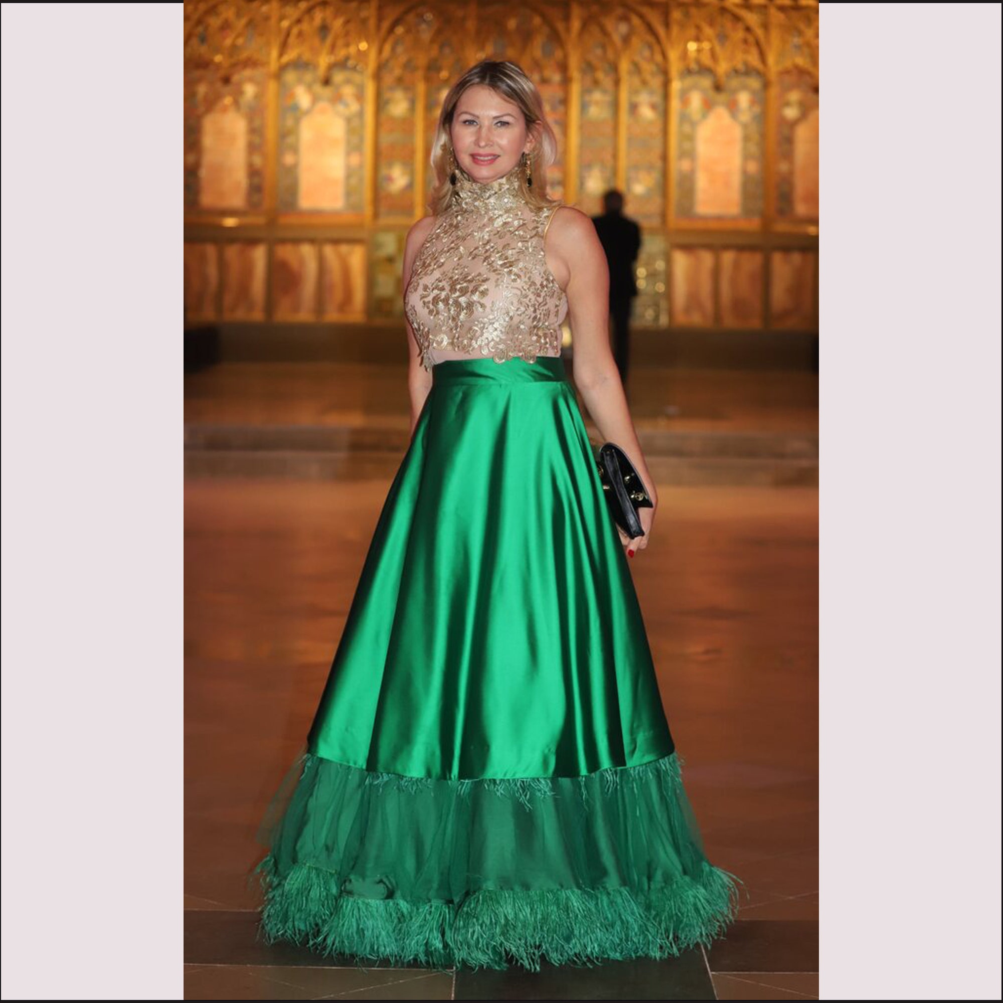 green emerald velvet dress Suzette Dress