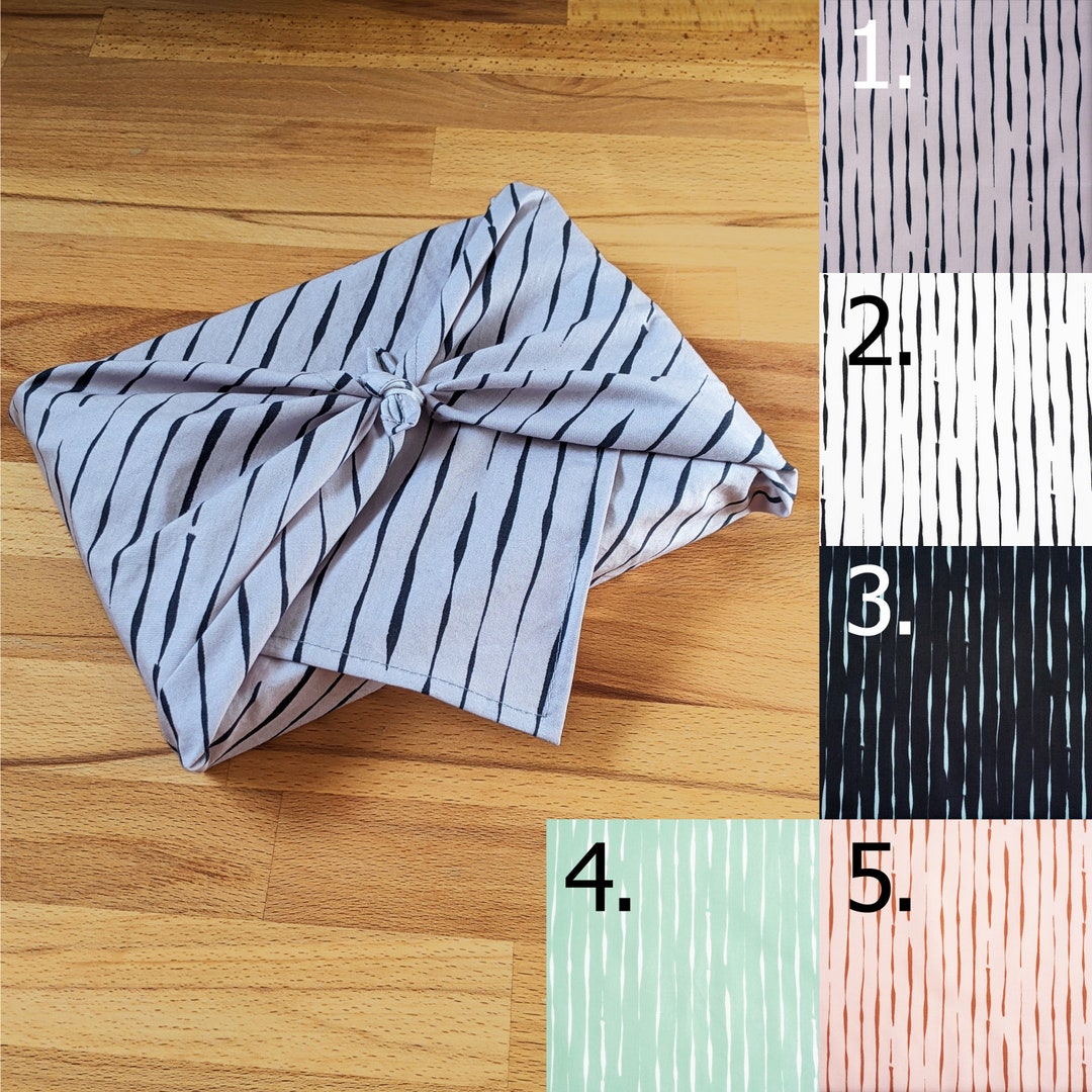 Reusable Gift Wrapping Cloth Furoshiki, Handmade With Organic Cotton ...