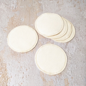 All-Natural Eco friendly reusable nursing pads, breast pads, Set of 2