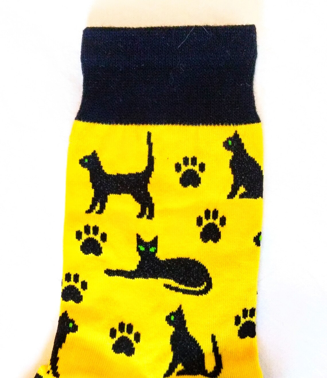 Black Cat Socks.womens Socks.mens Socks.unisex Socks.fun Etsy