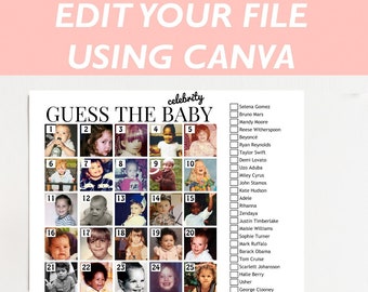 Guess the celebrity baby quiz clearance printable