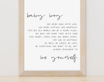 Baby Boy Quotes Etsy
