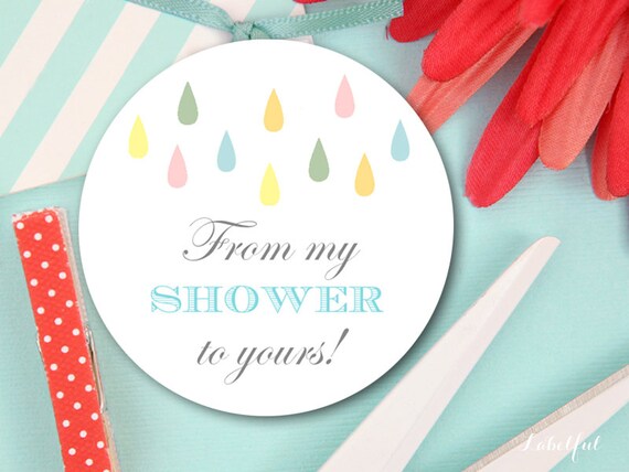 from my shower to yours baby shower favors