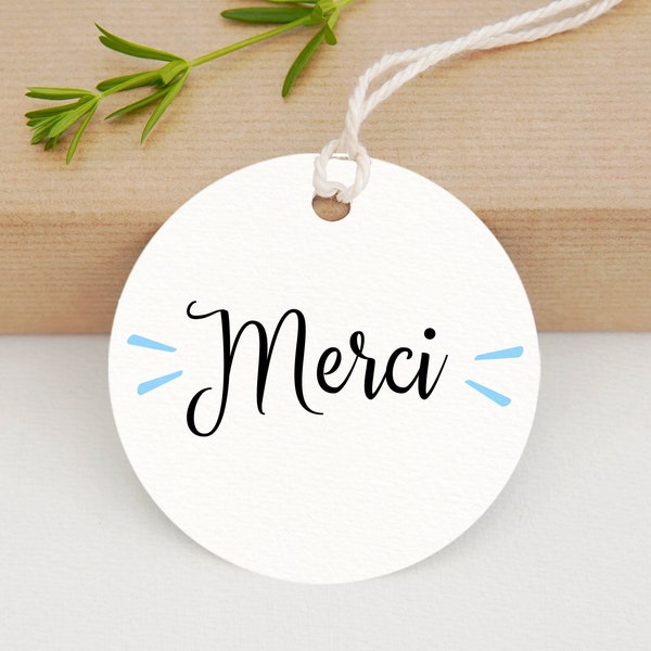 Merci Tags, Merci Favor Tags, Merci Label, Wedding Thank You Tag, Download Thanks Label, Sticker Label, Favors, Thanks Tags, Gift tags, LF48