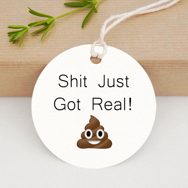 Shit Just Got Real - Etsy