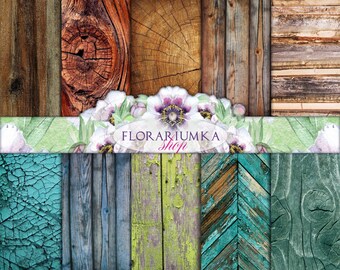 Mint Wood Texture Etsy