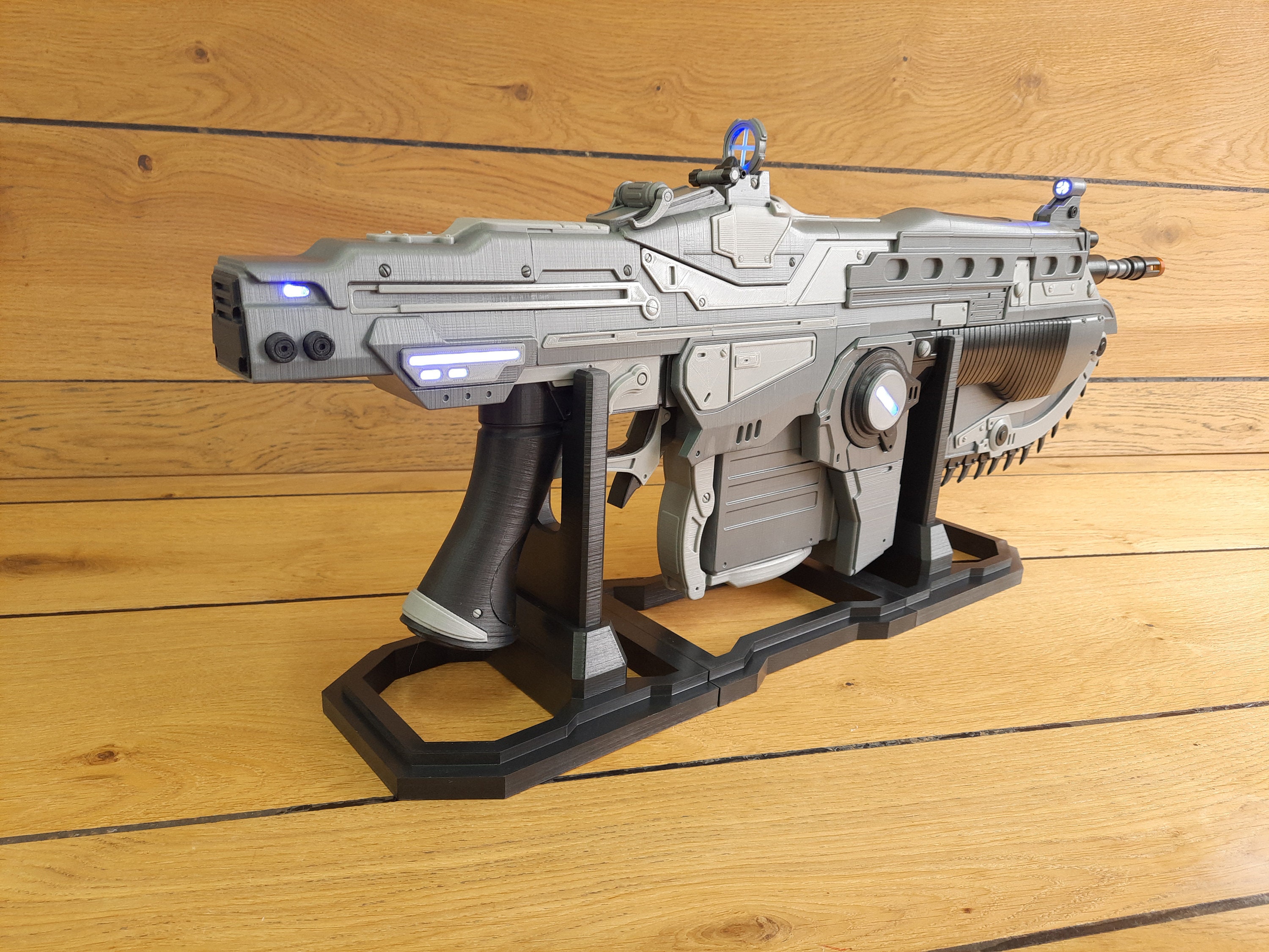 Lancer Gears of War Cosplay 3d printed LEDs Etsy