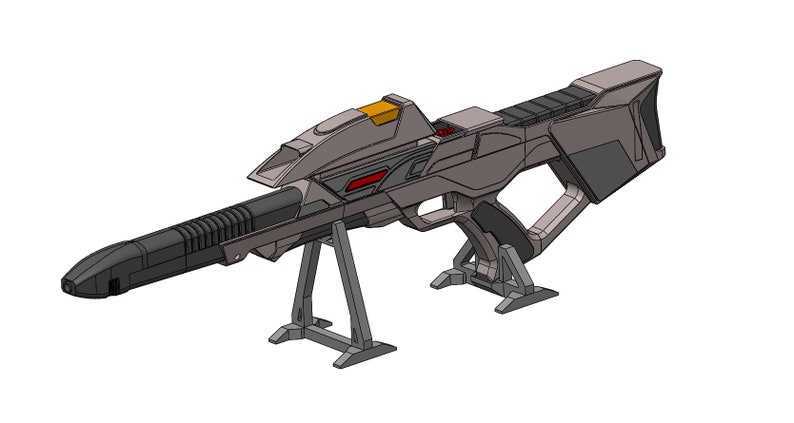 - Cosplay STAND ONLY Stand for First Contact Rifles 3d printed