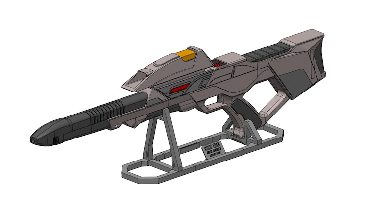 - Cosplay STAND ONLY Stand for First Contact Rifles 3d printed