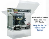 Jim Lee Deluxe Hush Batman Funko POP Protector made with 0.50mm thick PET Acid-Free Plastic - NO pops included