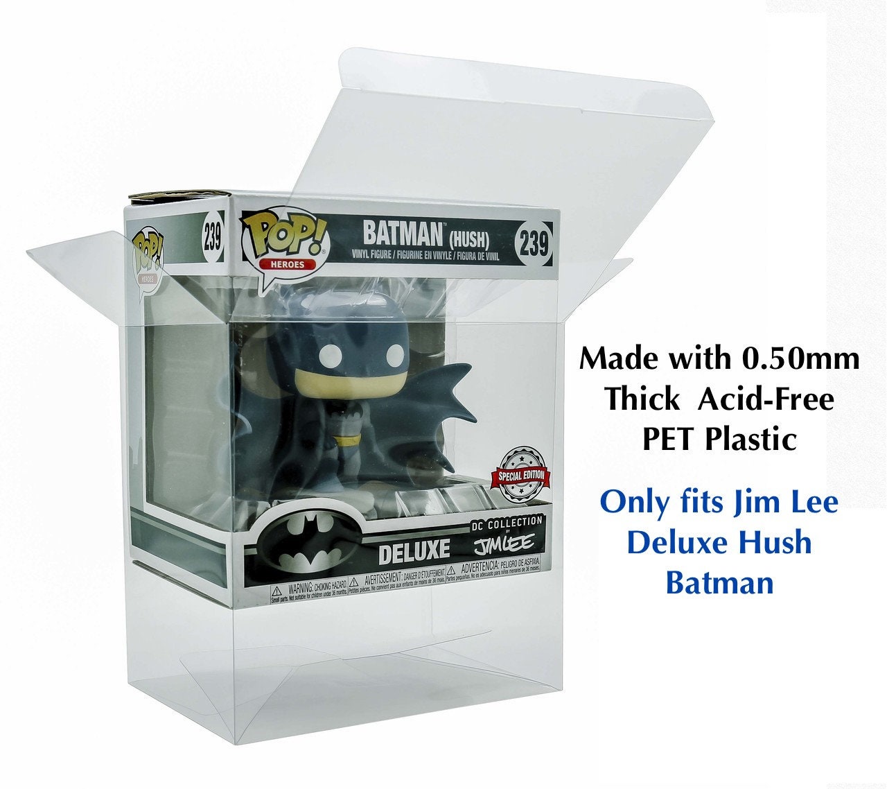 Jim Lee Deluxe Hush Batman Funko POP Protector Made With - Etsy Australia