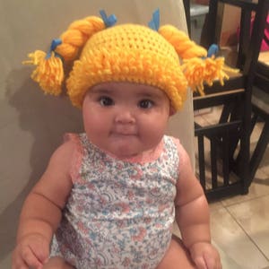Crochet Cabbage Kid-Inspired Hat