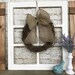 Farmhouse Window Frame, Vintage Style 6 Pane Window Frame, Cottage ...