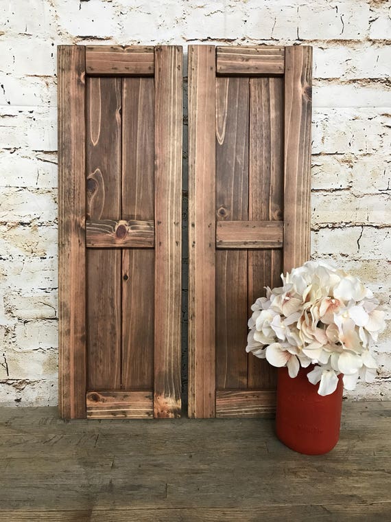 Farmhouse Framed Cedar Board Batten Shutters Rustic Style Fixer Upper Decor Cottage Style Cottage Chic Farmhouse Style