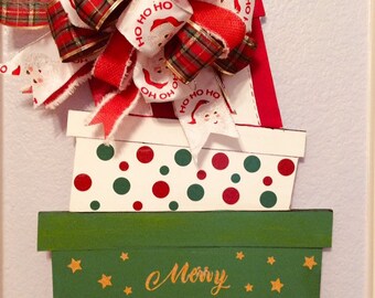 Christmas door hanger | Etsy
