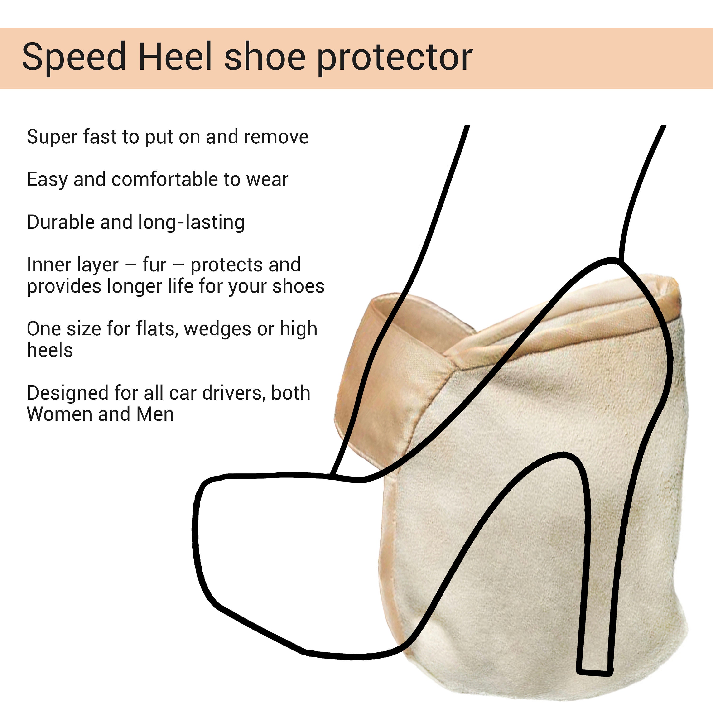 Speed Heel shoe protector for drivers shoe heel protector for Etsy