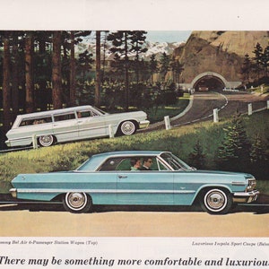 1963 Chevrolet Impala Sport Coupe Vintage Ad